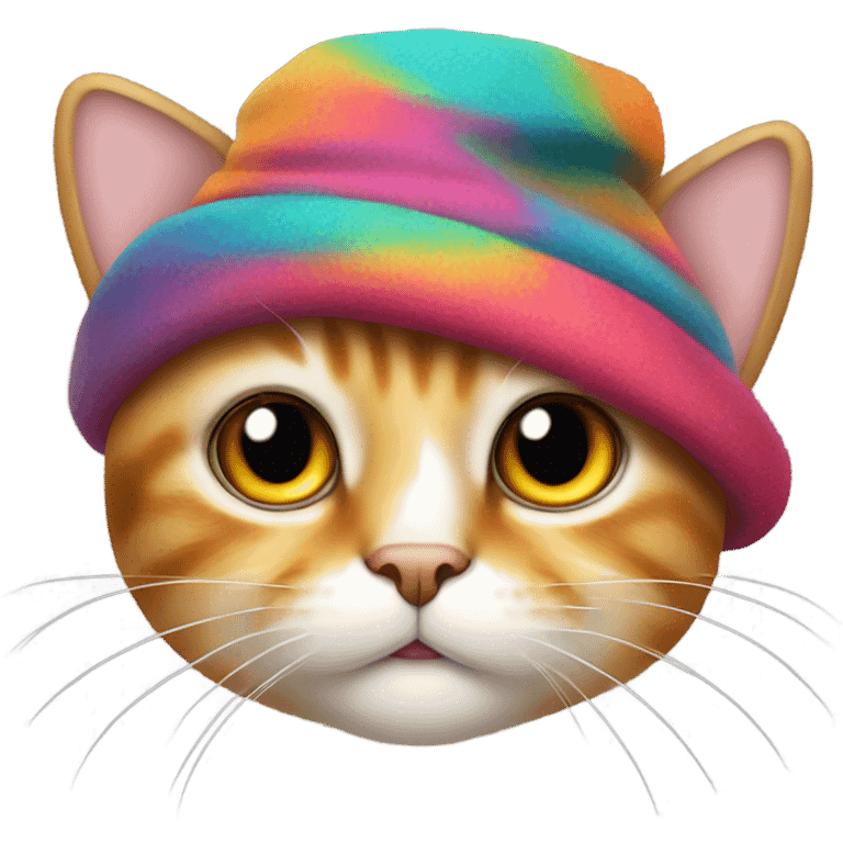 Cat with hat emoji