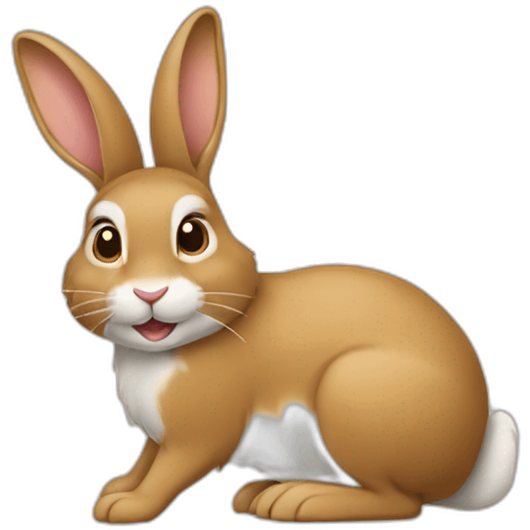 écureuil avec un lapin emoji