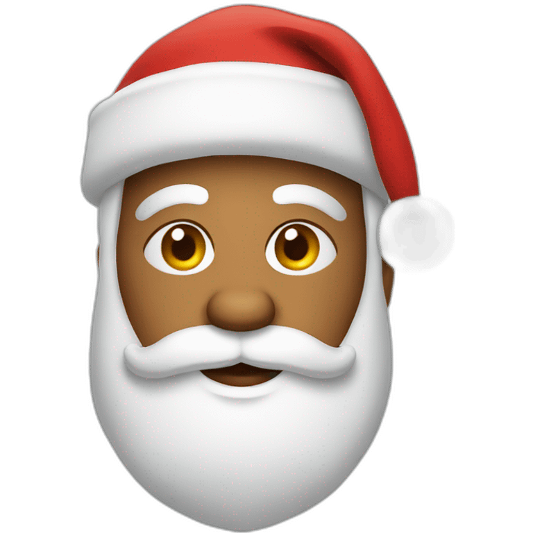 Santa face emoji