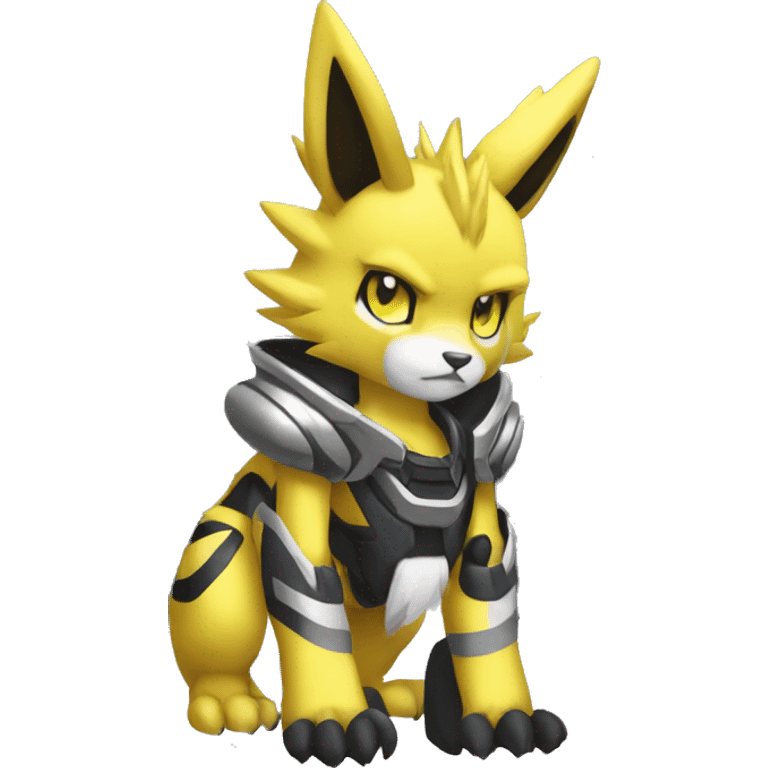 Cool Edgy Cute Metabee Renamon Zeraora Full body emoji