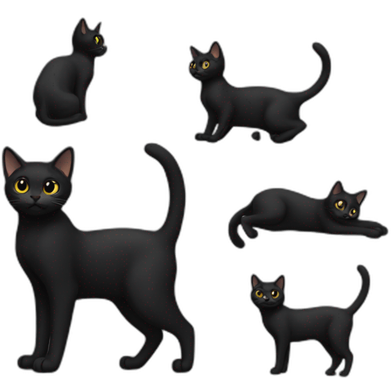 tailless-black-cat-body emoji