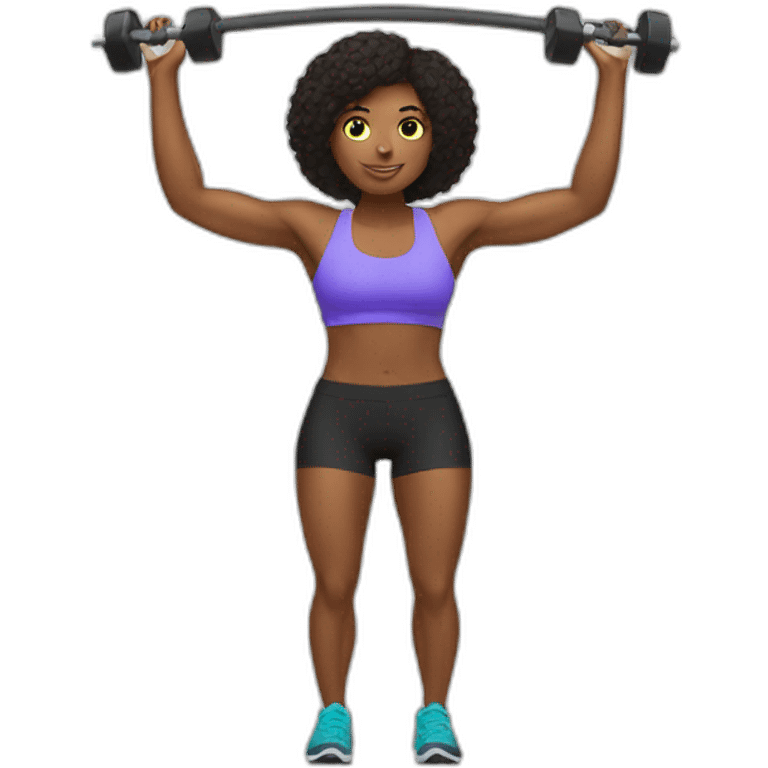 working out with TRX emoji