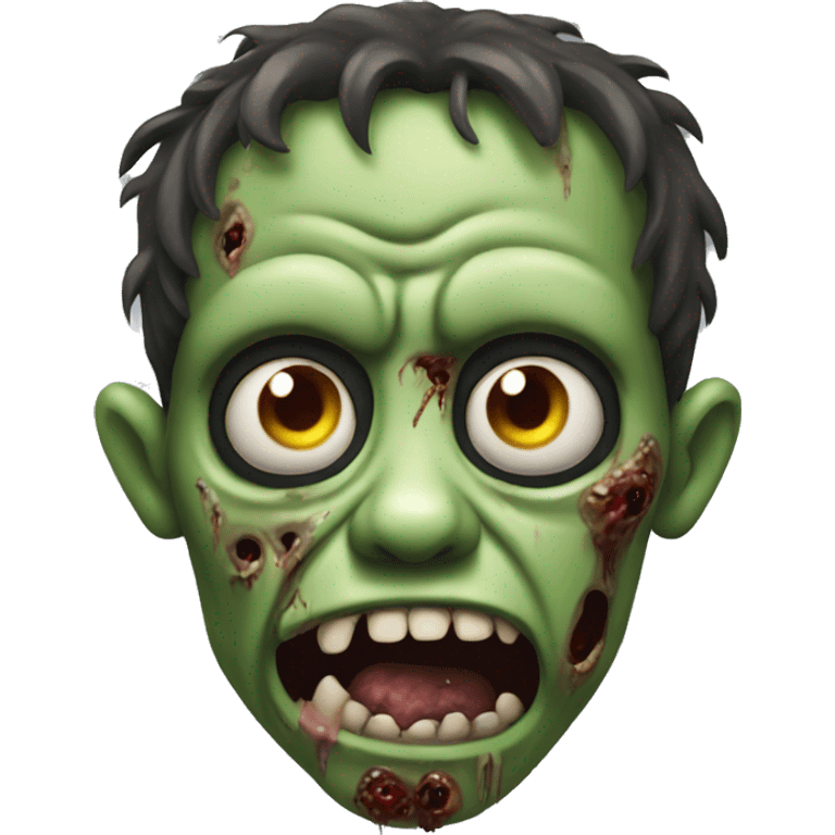 Gross zombie emoji