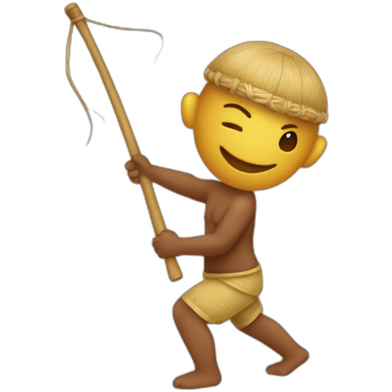 tocando berimbau emoji