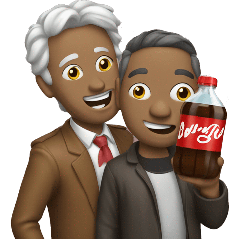 Betmen and cola emoji