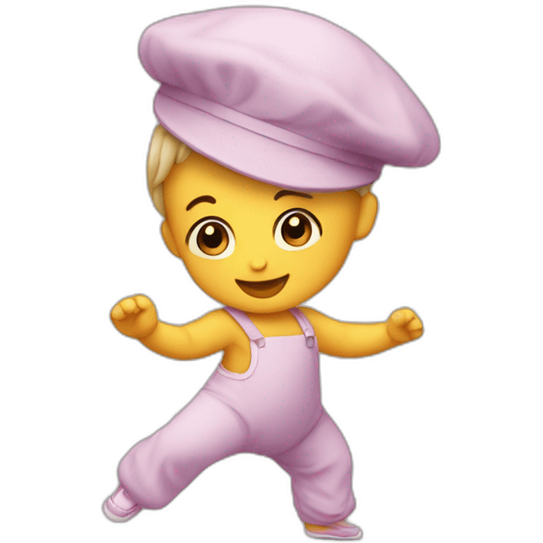 Un bébé en train danser emoji