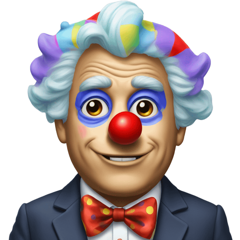 Trump as a clown emoji