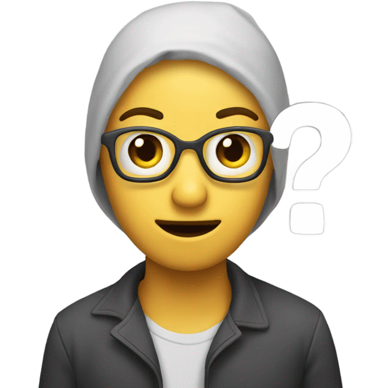 Person with a question mark above their head  emoji