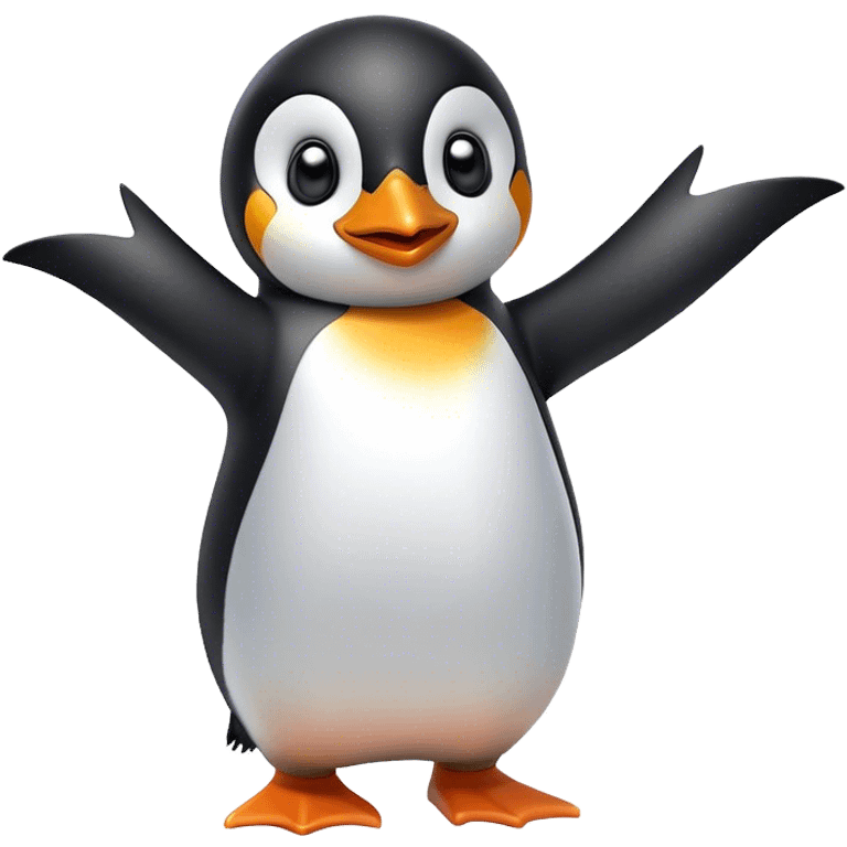 Penguin dancing emoji