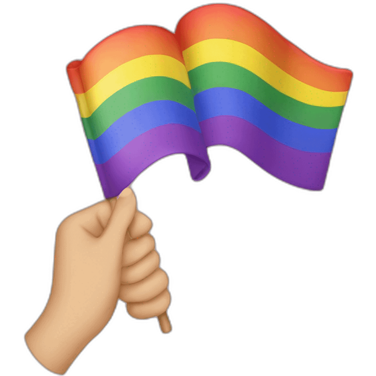 Gay pride emoji