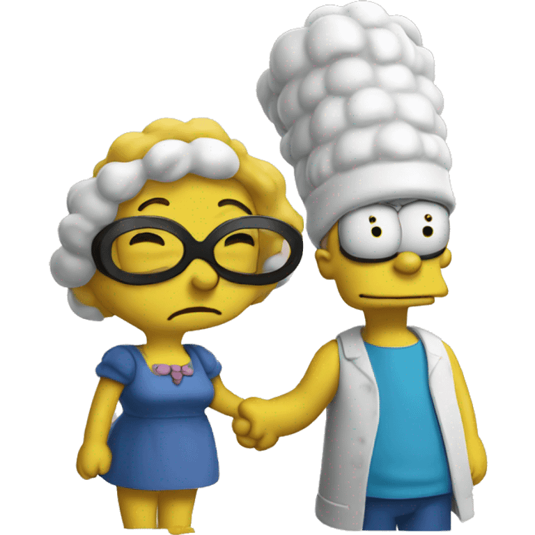 Homer and Marge  emoji