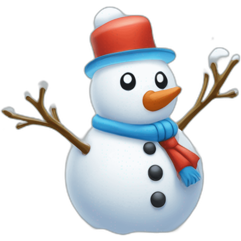 Snowman Badge Medal Epic Mystery Legendary NewYear PokemonTheme Pokeball Snowfall Snowballs emoji