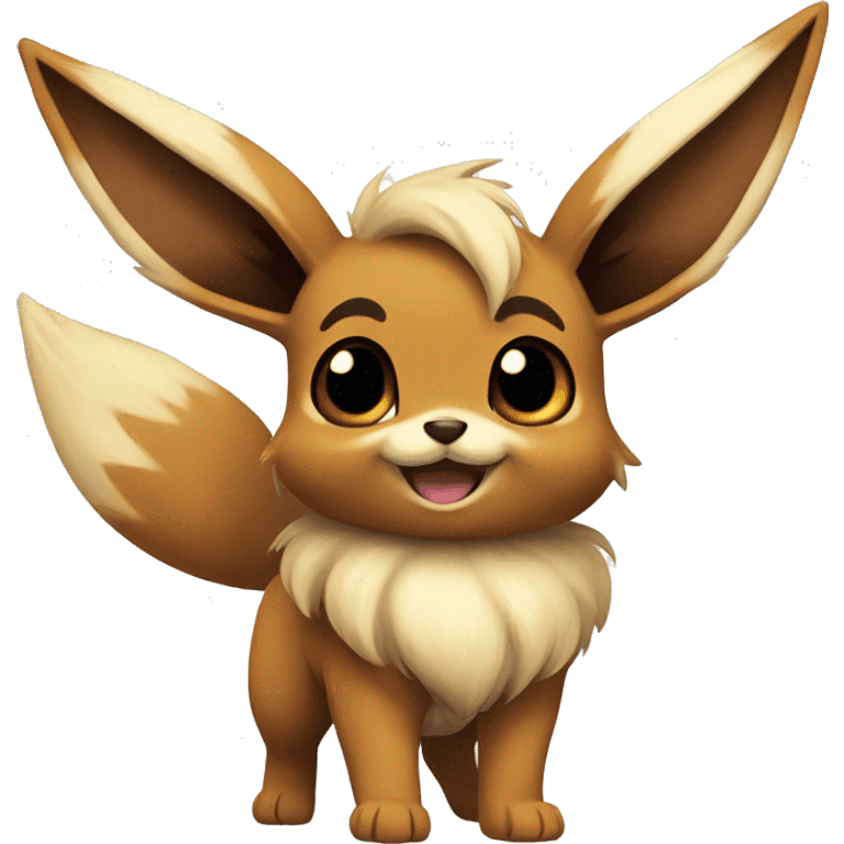 Happy eevee emoji