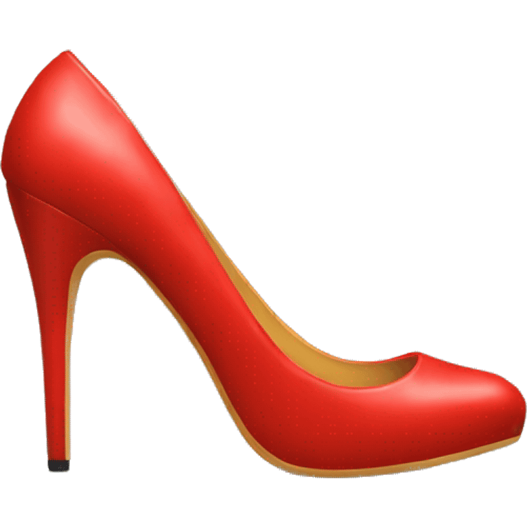 red high heels emoji