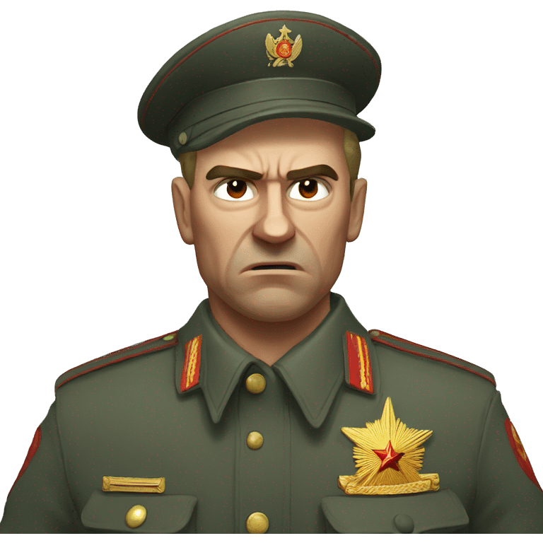 ussr soldier angry emoji