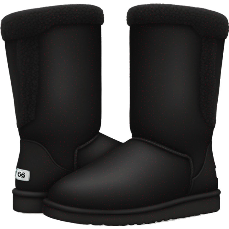 Black uggs emoji