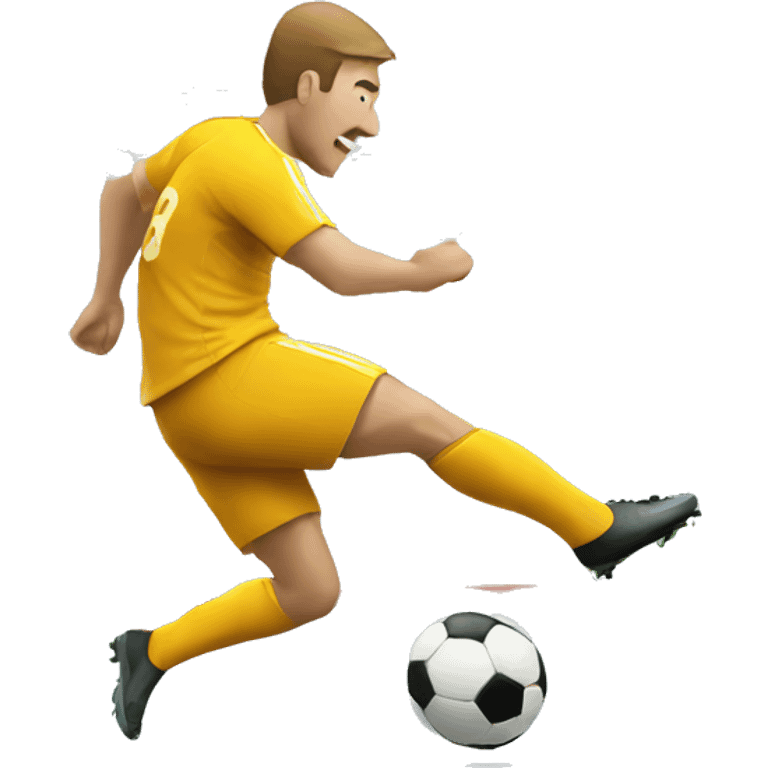 Goal football emoji