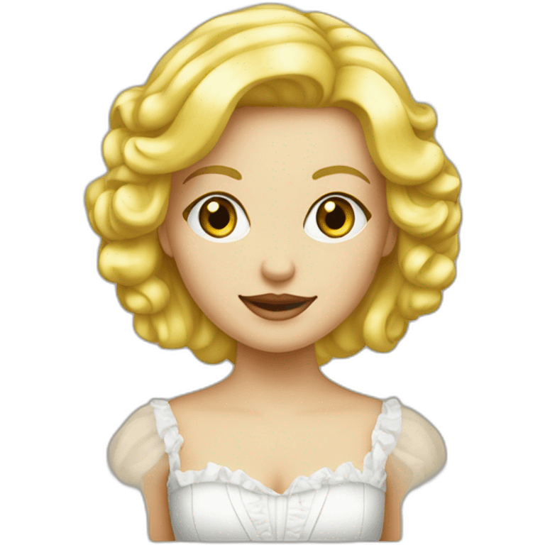 Fille blonde vénitienne emoji