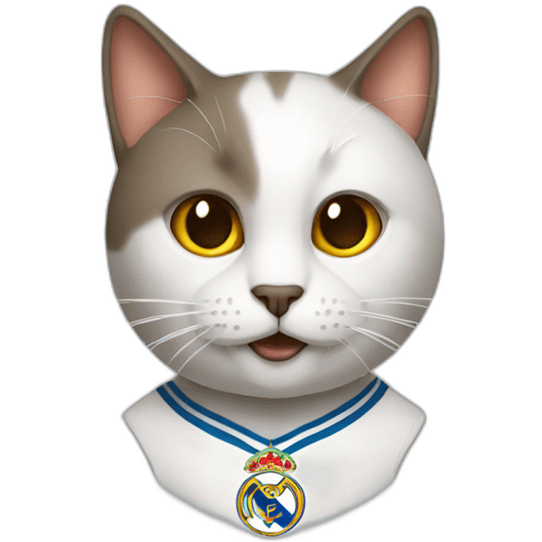 Real Madrid cat emoji