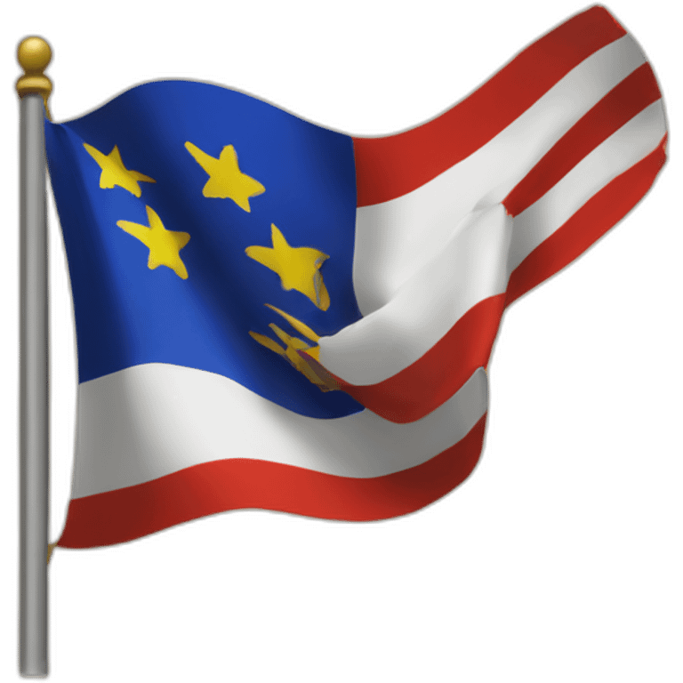 Drapeau francias agile imeprial emoji