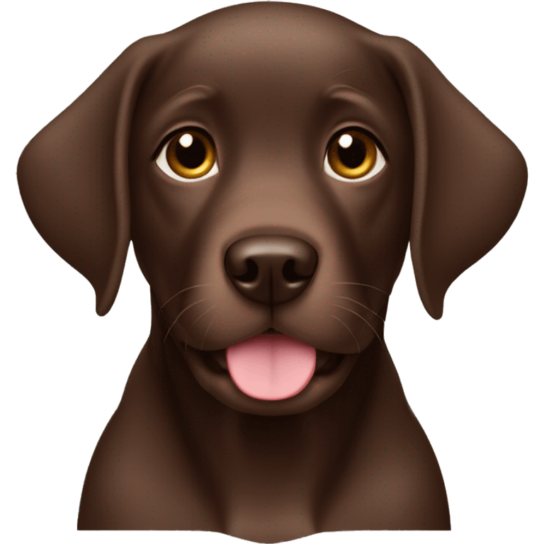 Chocolate lab female puppy  emoji