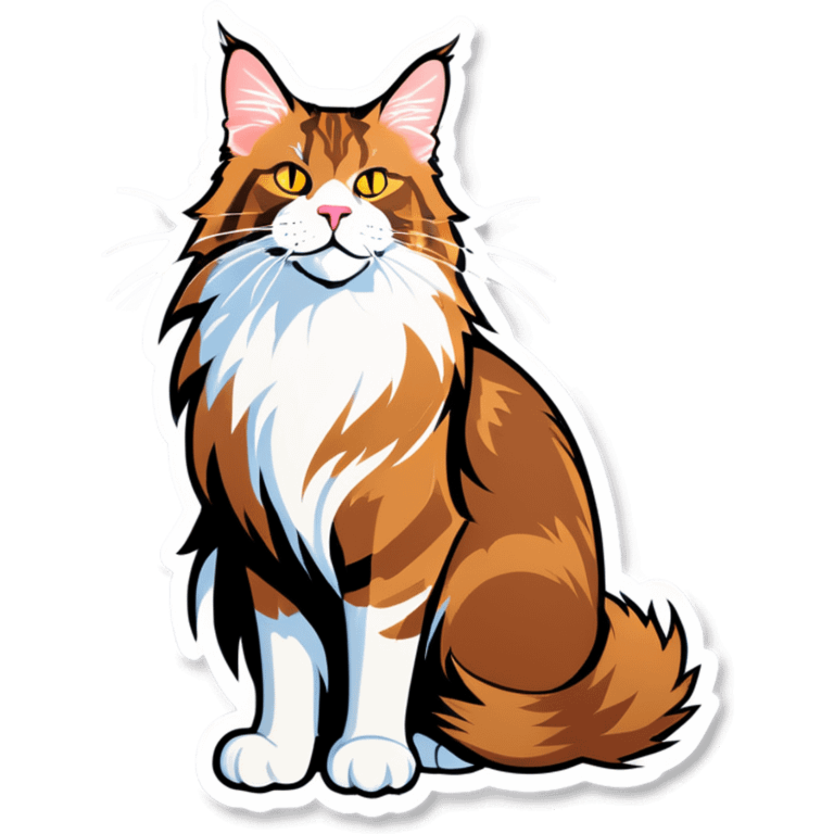 Maine coon cat emoji