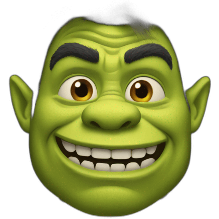 Shrek troll emoji