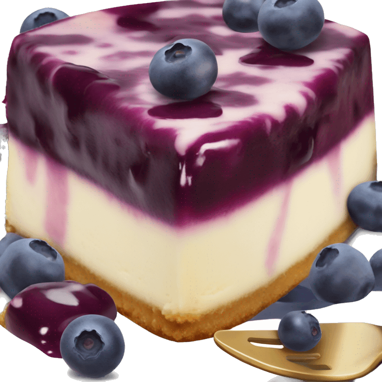 Blueberry Cheesecake  emoji