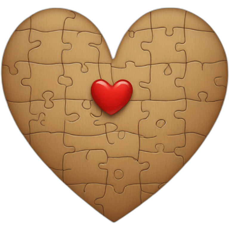 Heart puzzle emoji