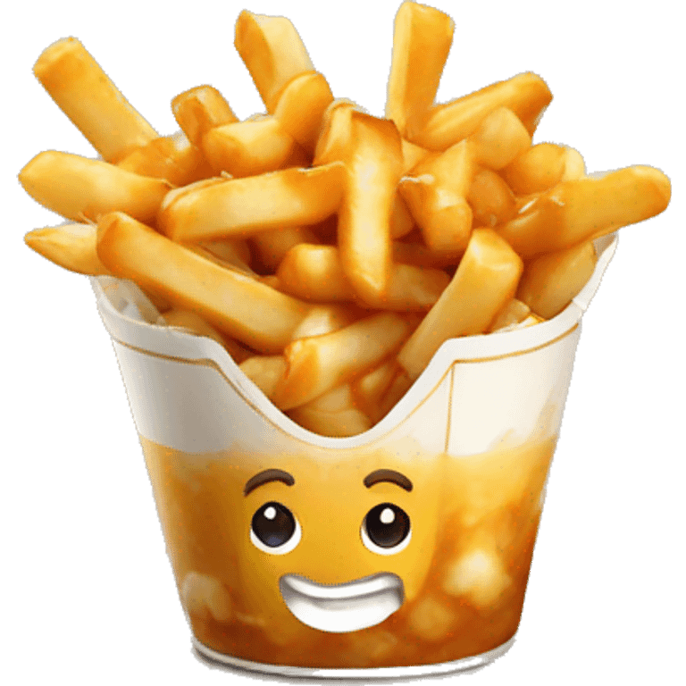 Poutine qui roule en Urus emoji