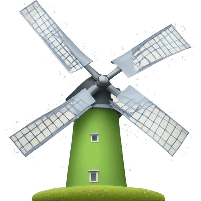 wind mills modern emoji