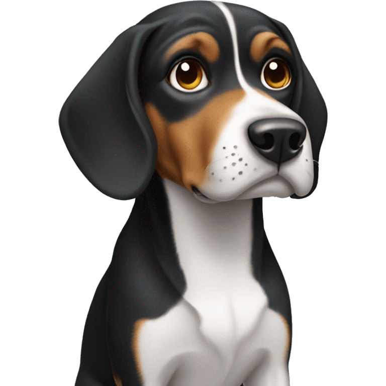 black beagle emoji