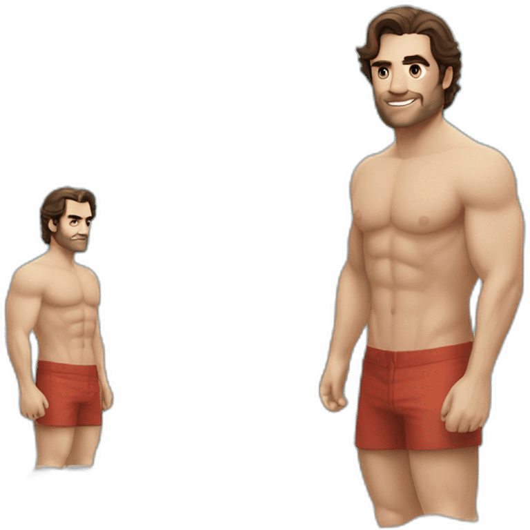 Henry Cavil veiny whole body beach campaign emoji