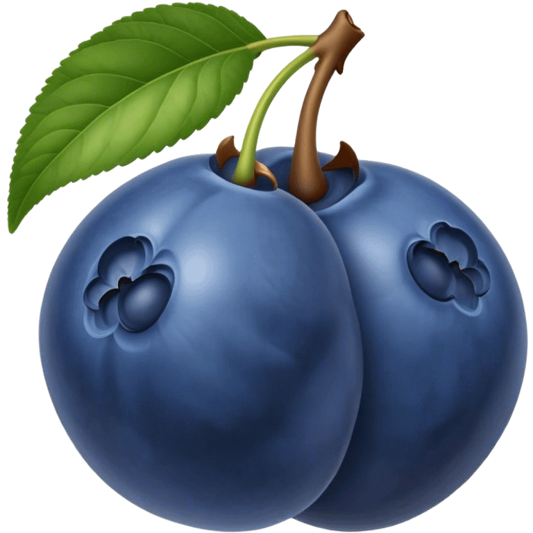 blueberry fruit emoji