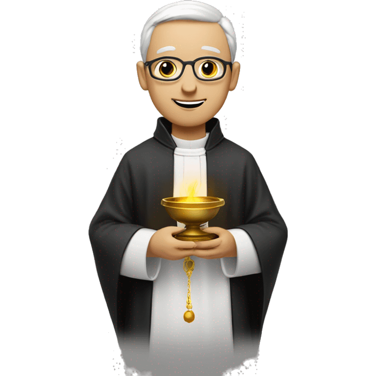 a priest with a censer emoji