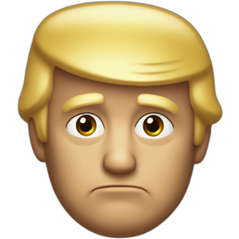 sad old donald trump emoji