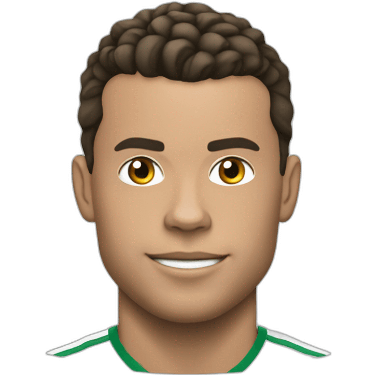 Ronaldo sur Macron emoji