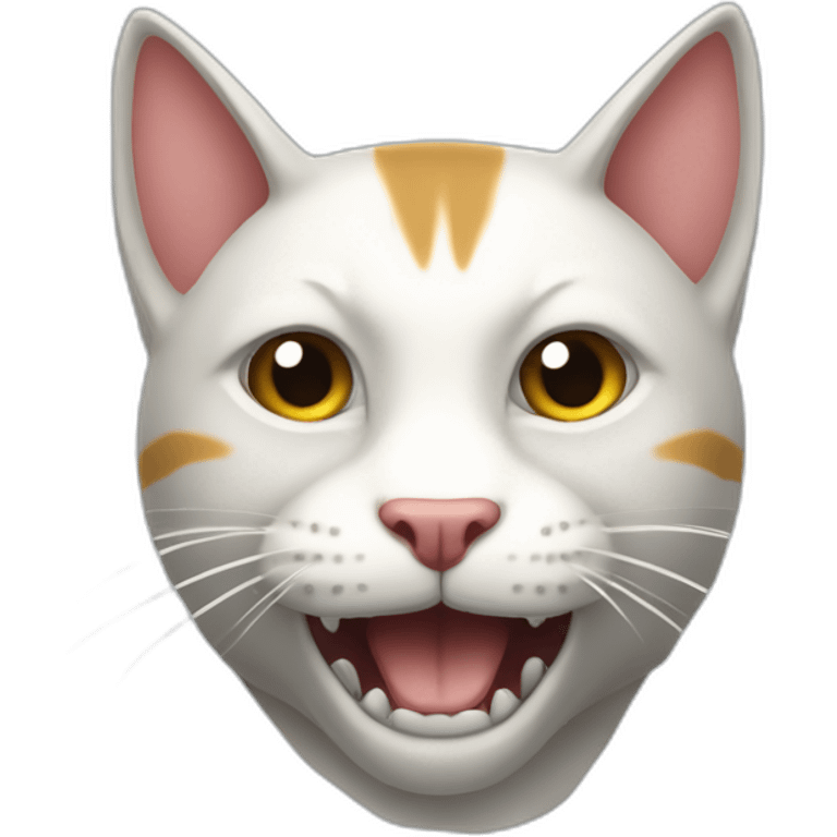 Gato con disfas de tiburon seleste emoji