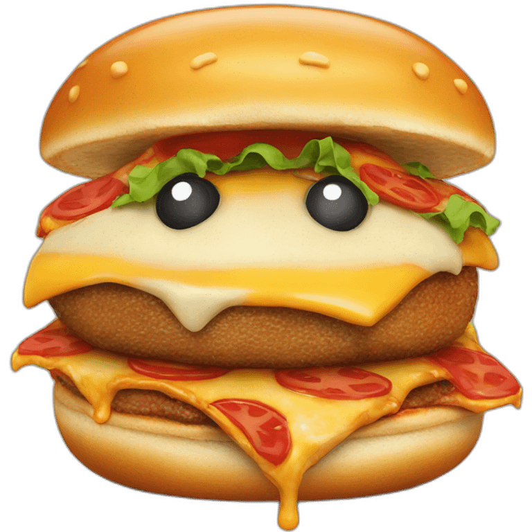 Pizza burger emoji