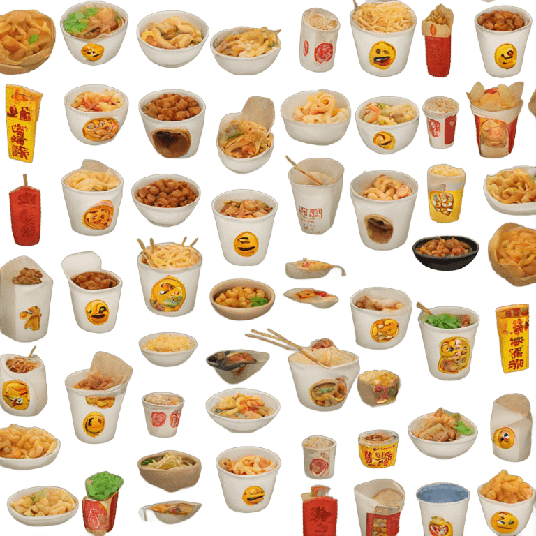 Chinese food fever emoji