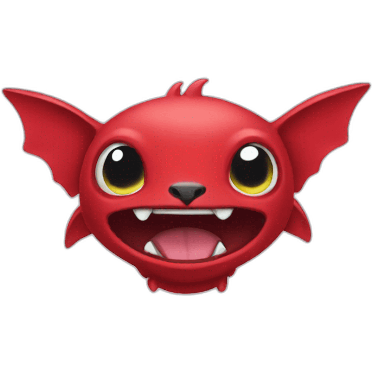 red baby Digimon creature emoji