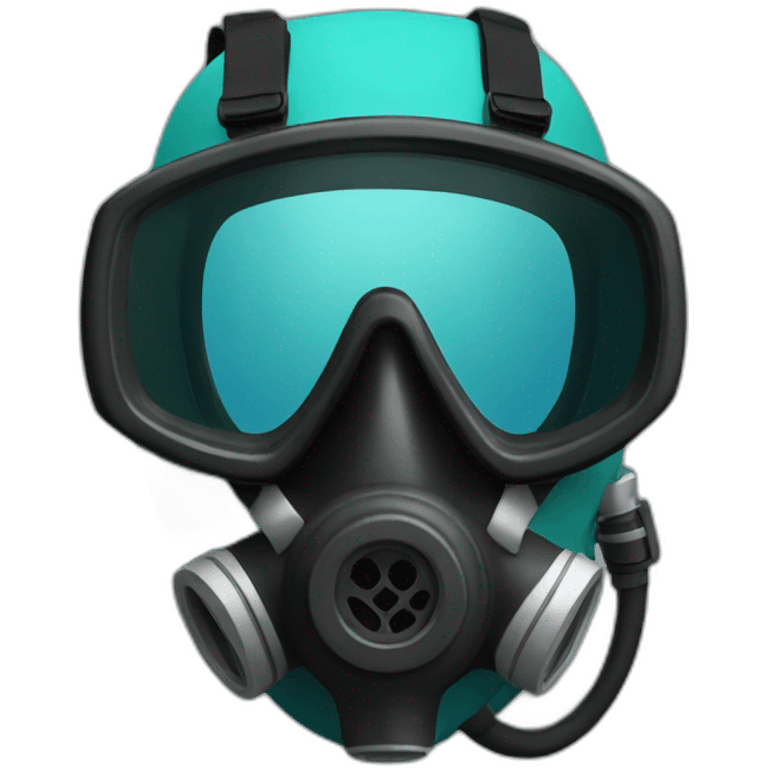 Scuba diver mask emoji