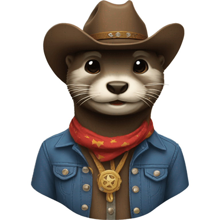 cowboy otter emoji