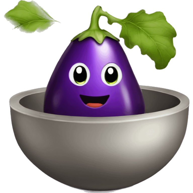 Eggplant pot emoji