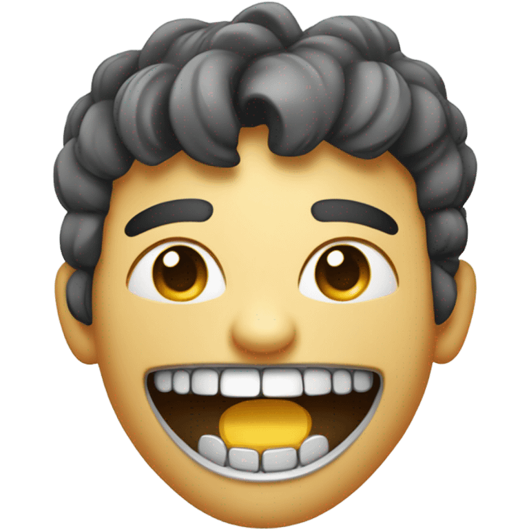 Emoji with braces emoji