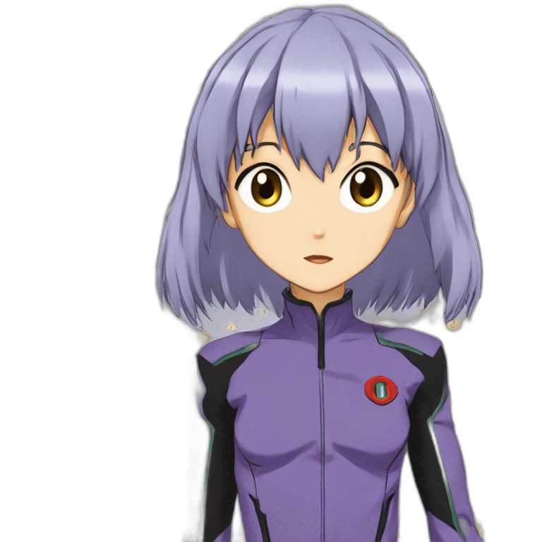 Rei from Neon Genesis Evangelion emoji