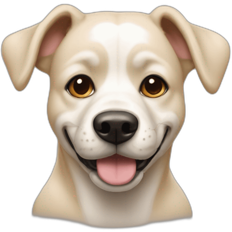 Chien qui aboie emoji