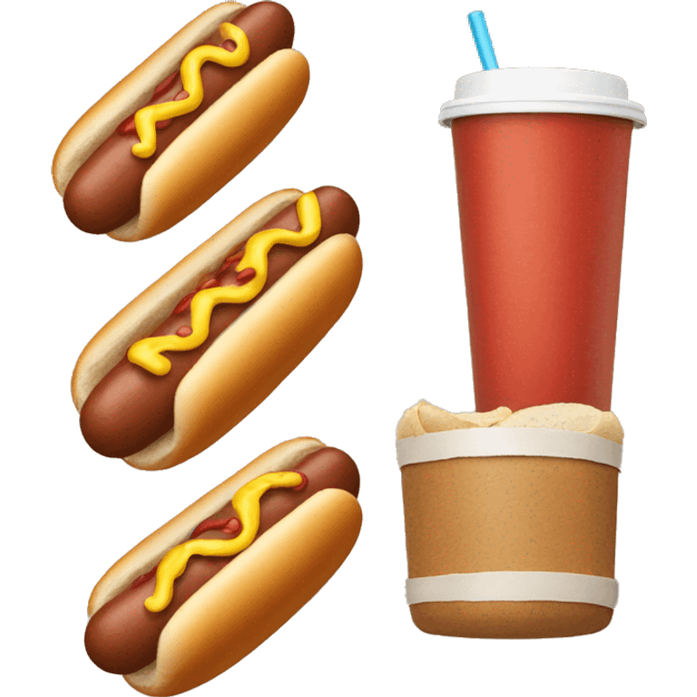 Cup of Hot Dogs emoji