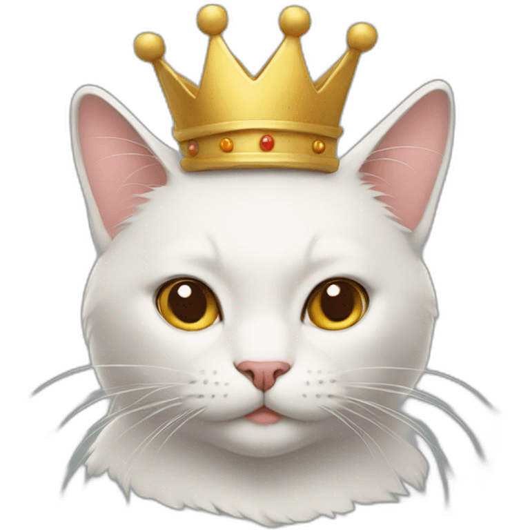 cat with crown emoji