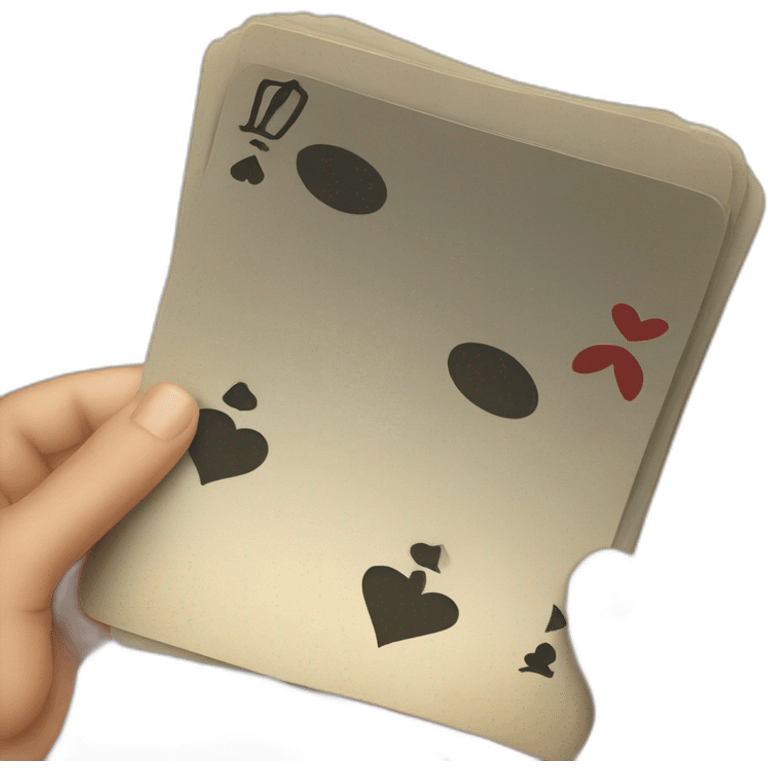 Cartas de naipes emoji